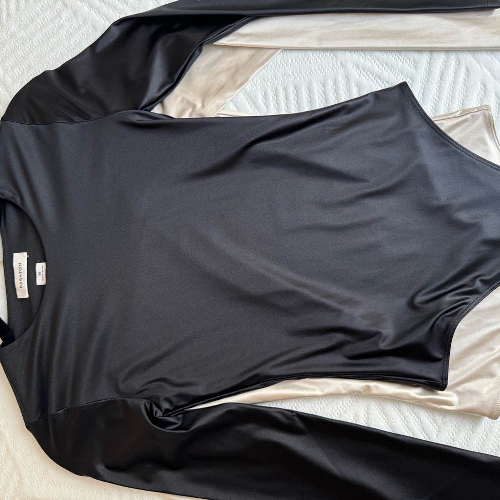 Black Aritzia bodysuit